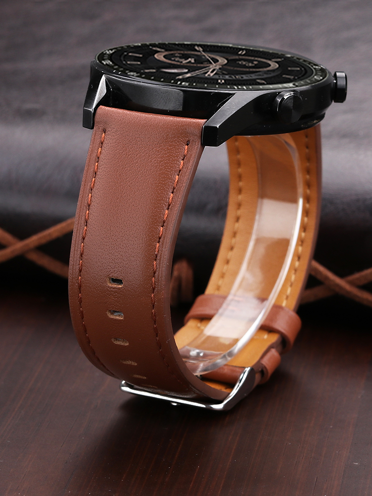 22mm Genuine Leather Watch Ban - Smartwatch Accessories Shop avis et prix