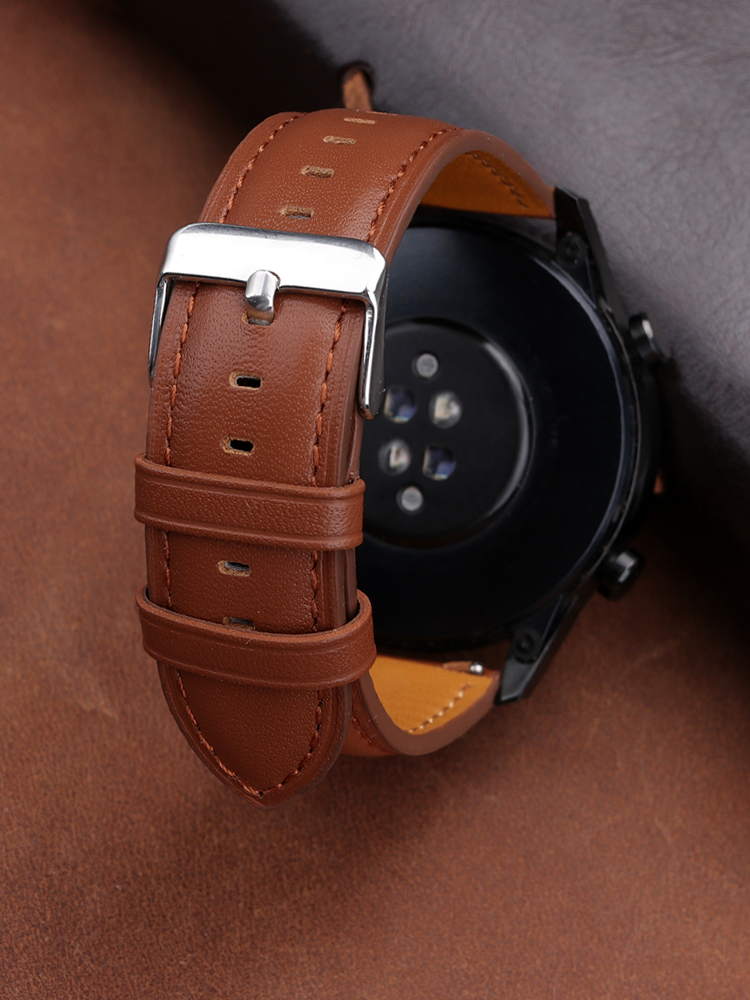 22mm Genuine Leather Watch Ban - Smartwatch Accessories Shop avis et prix