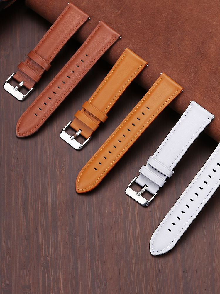 22mm Genuine Leather Watch Ban - Smartwatch Accessories Shop avis et prix