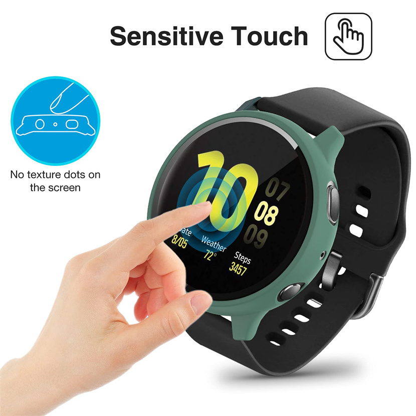 Tempered Glass Case for Samsun - Samsung Smartwatch Accessories avis et prix