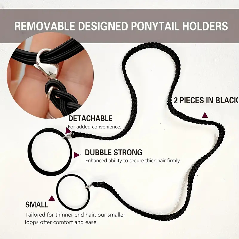 Long Elastic Ponytail Holder M - Milanaise Mesh Band avis et prix