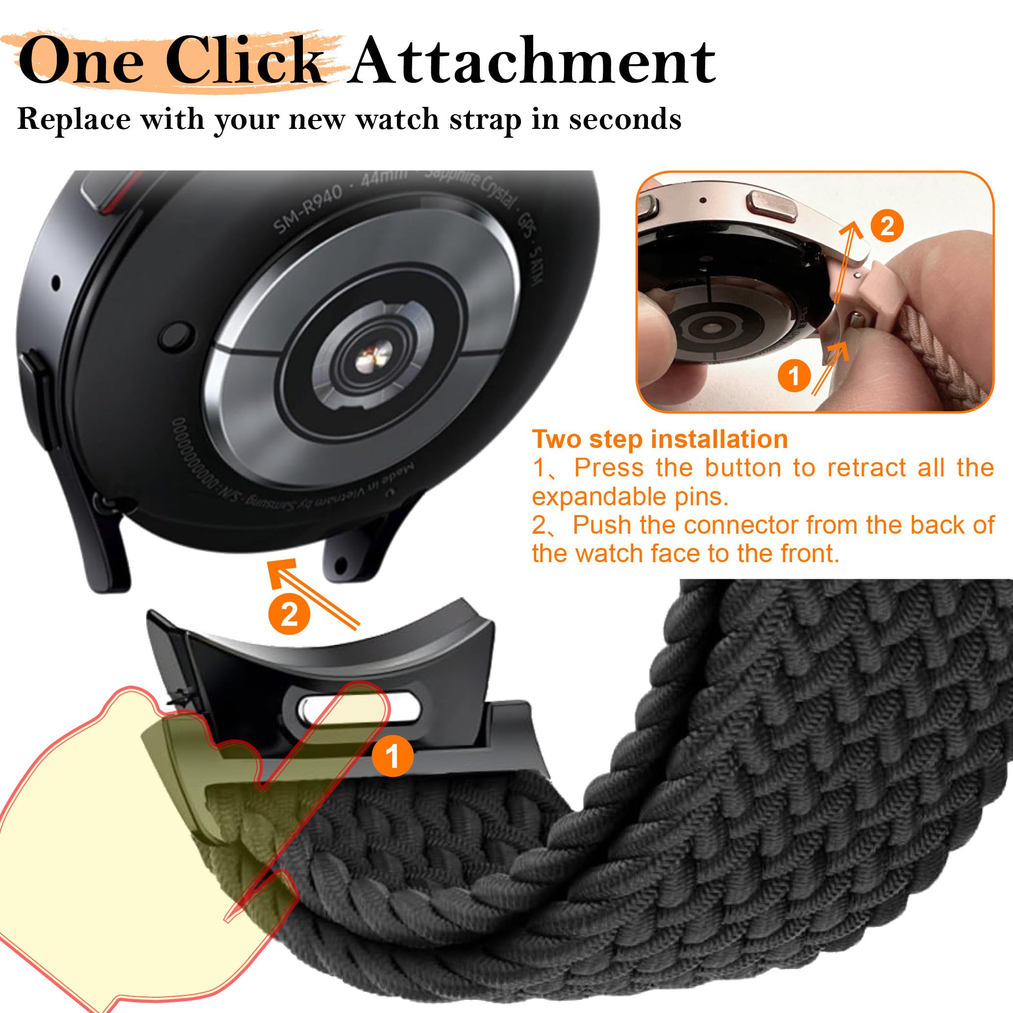 No Gaps Band For Samsung Galax - Solo Loop Strap avis et prix