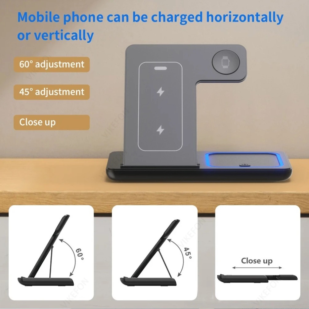 Foldable 3 in 1 Wireless Charg - Wireless Charger Watch avis et prix