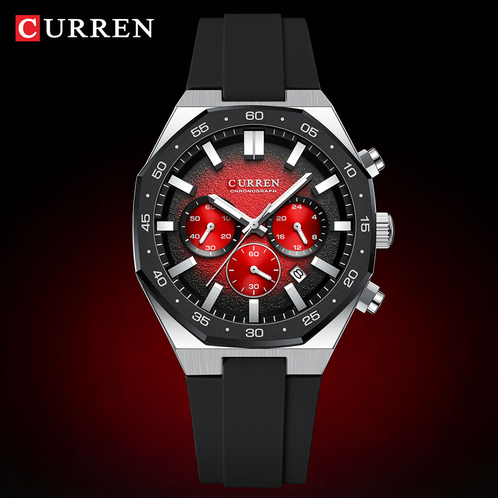 CURREN Fashion Casual Men Spor - Accessories With Watch avis et prix