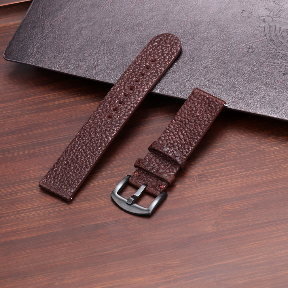 22mm Genuine Calfskin Leather  - Smartwatch Accessories Shop avis et prix