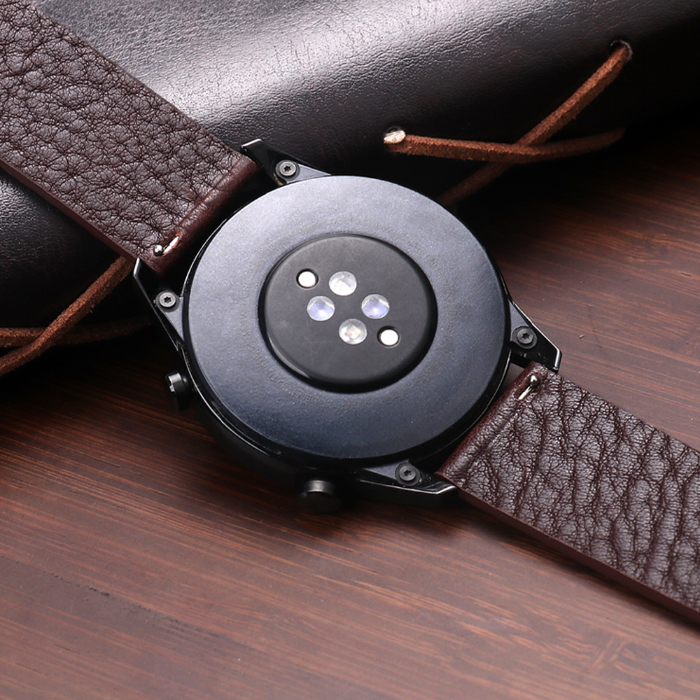 22mm Genuine Calfskin Leather  - Smartwatch Accessories Shop avis et prix