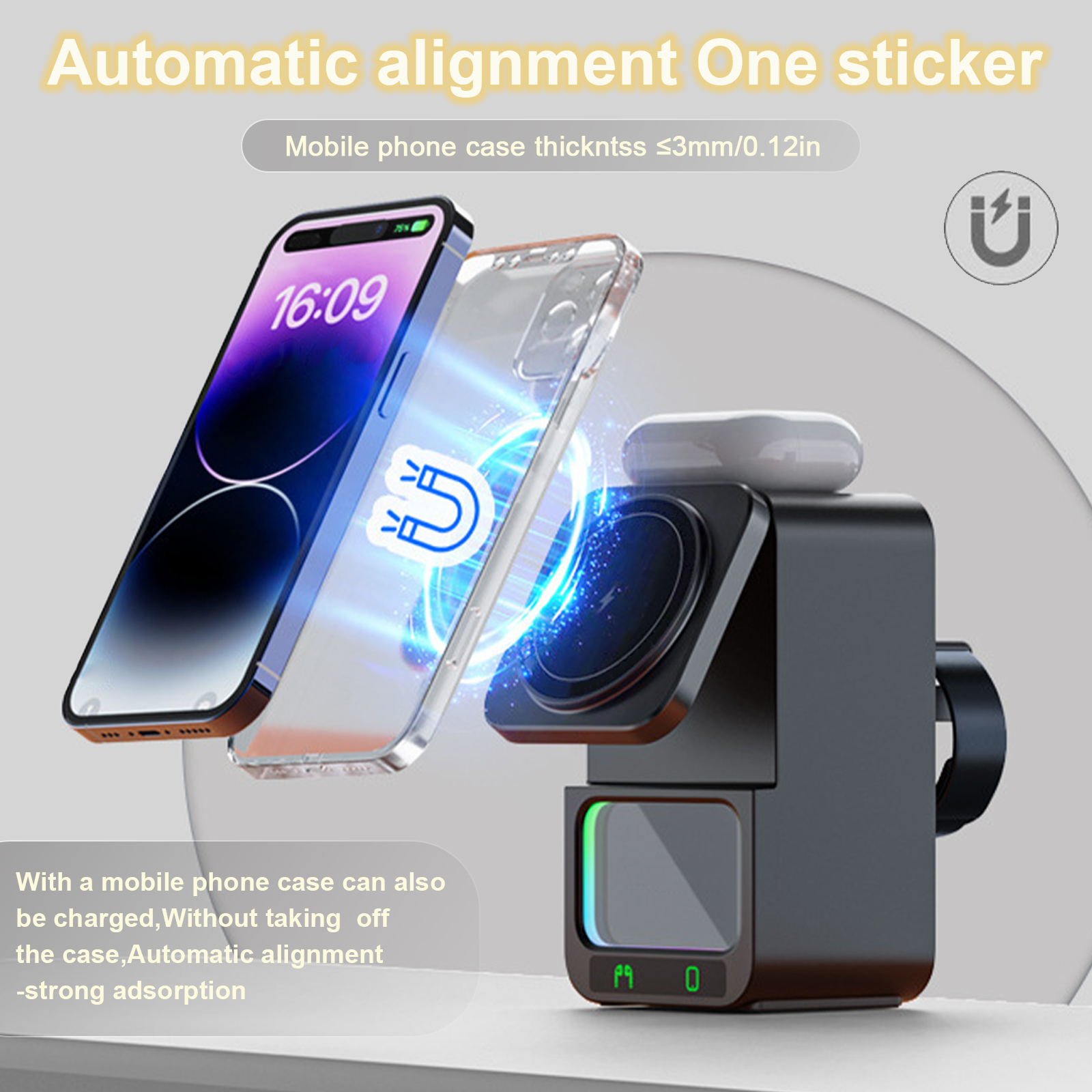 5 in 1 Bluetooth-Compatible Sp - Wireless Charger Watch avis et prix