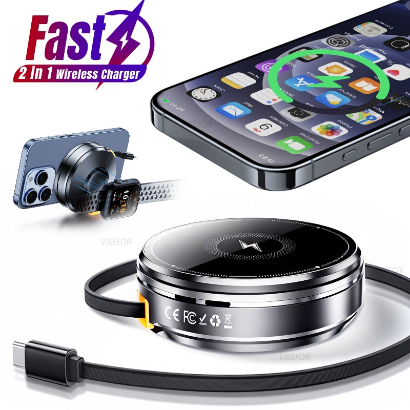 Magnetic 2 in 1 Wireless Charg - Wireless Charger Watch avis et prix