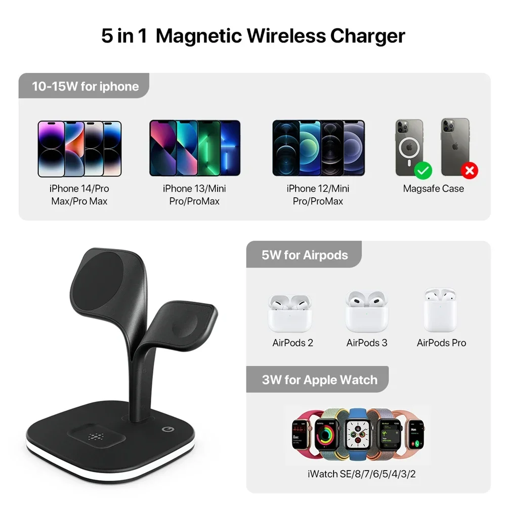 Magnetic 3 in 1 Wireless Charg - Wireless Charger Watch avis et prix