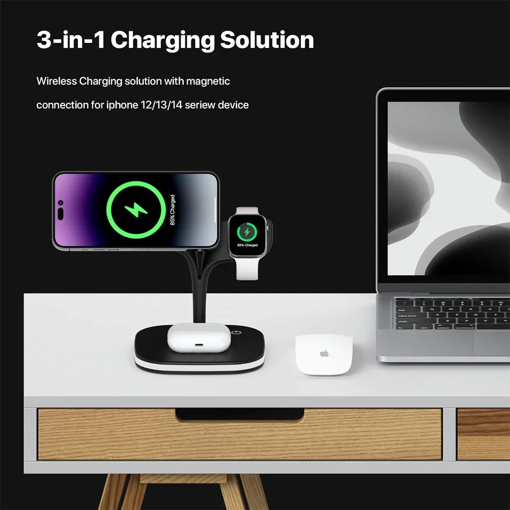 Magnetic 3 in 1 Wireless Charg - Wireless Charger Watch avis et prix