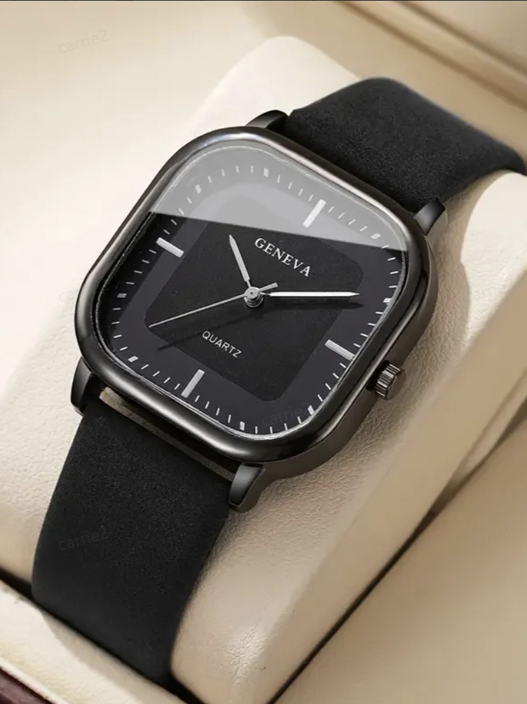 No gift box; men's leather str - Accessories With Watch avis et prix