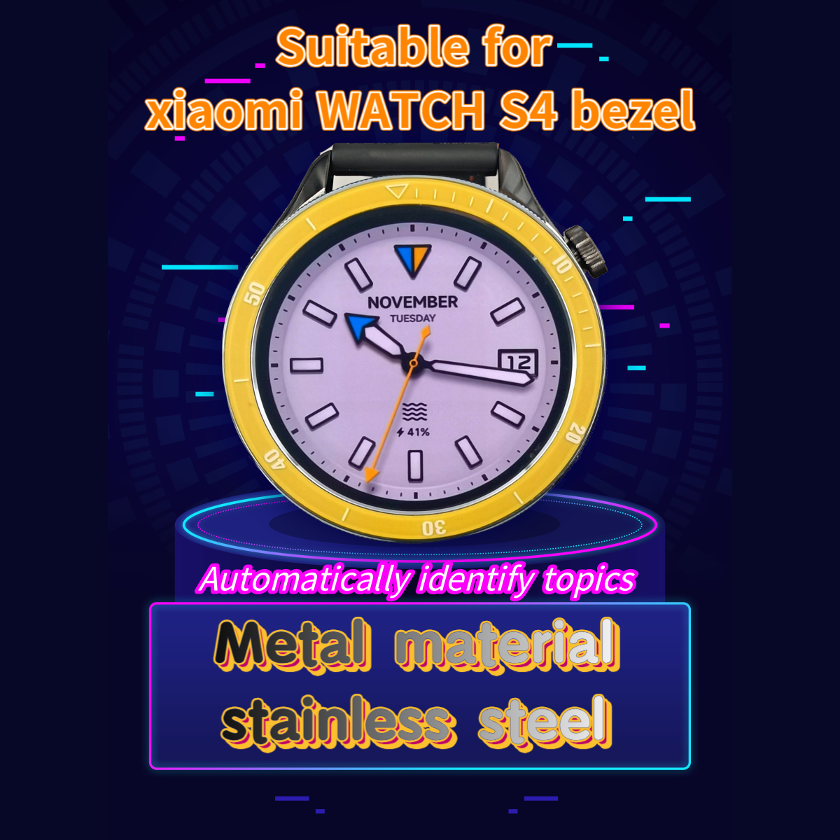 Suitable For Watch S4 Bezel Or - Xiaomi Smartwatch S3 Accessories avis et prix