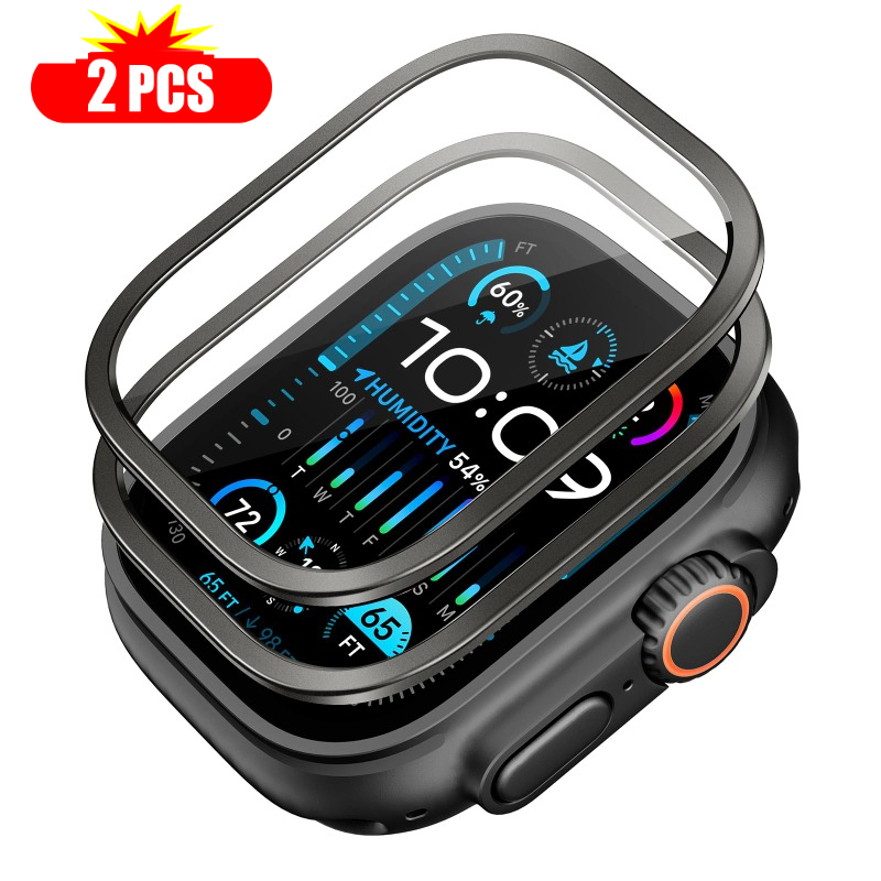 2pcs Tempered Glass for Apple  - Smartwatch Straps & Accessories avis et prix