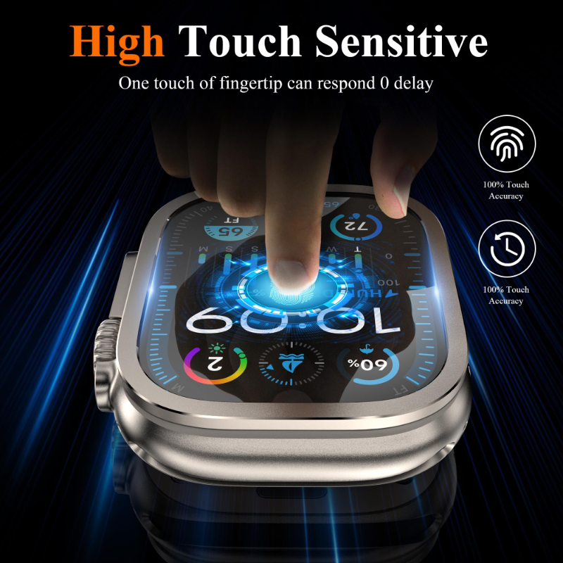 2pcs Tempered Glass for Apple  - Smartwatch Straps & Accessories avis et prix