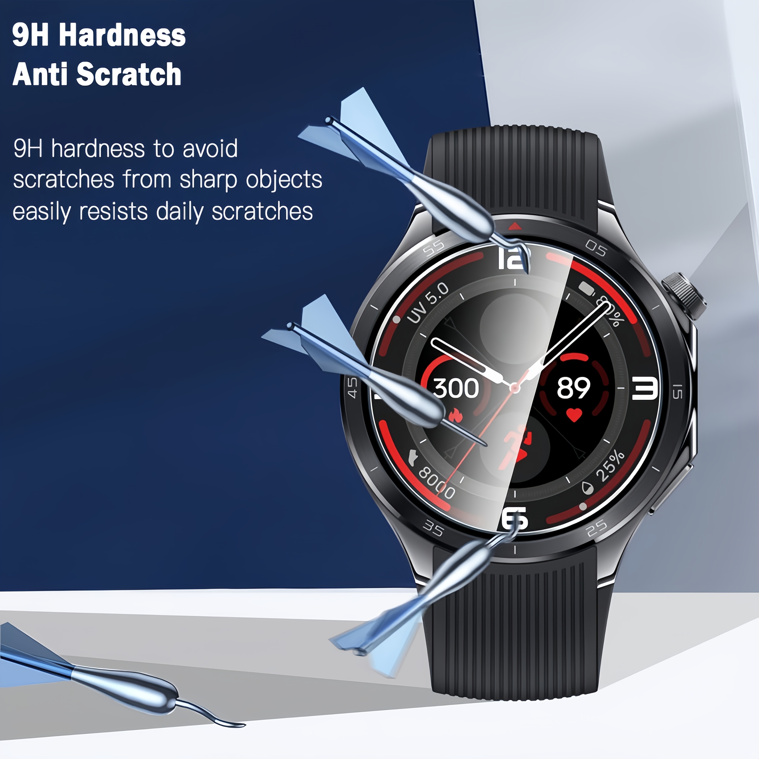 3PCS 9H Tempered Glass Screen  - Smartwatch Icon avis et prix