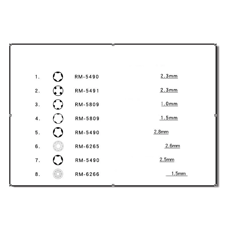 Screwdriver For RICH- RM6266 5 - Tool Kit Strap Change avis et prix