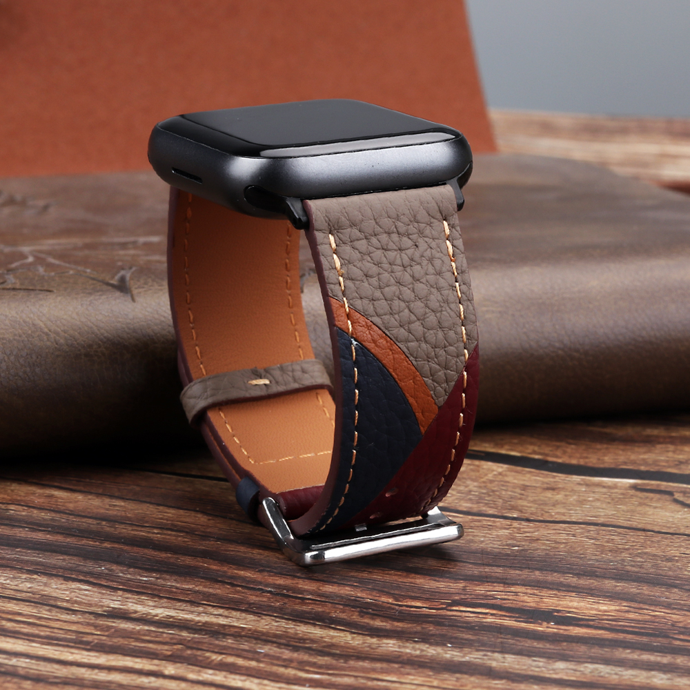 Genuine Leather Strap for Appl - Smartwatch Accessories Shop avis et prix