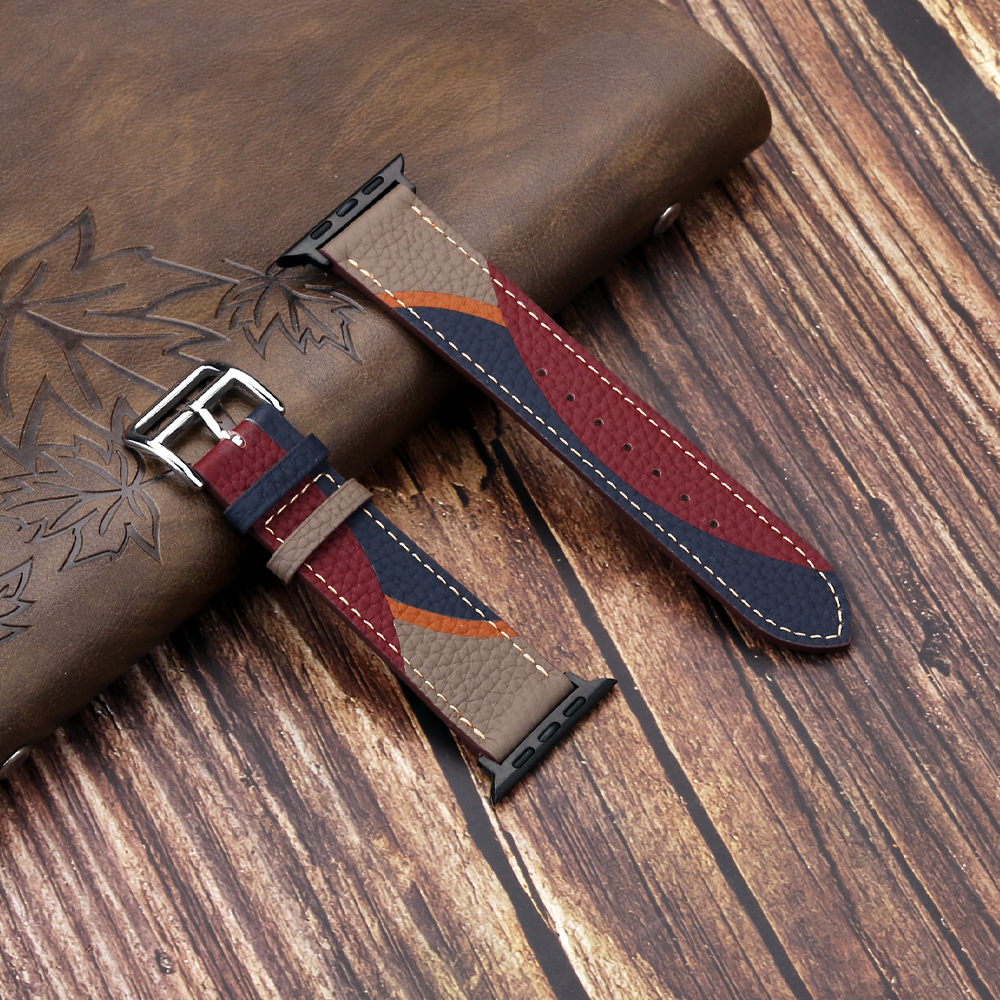 Genuine Leather Strap for Appl - Smartwatch Accessories Shop avis et prix