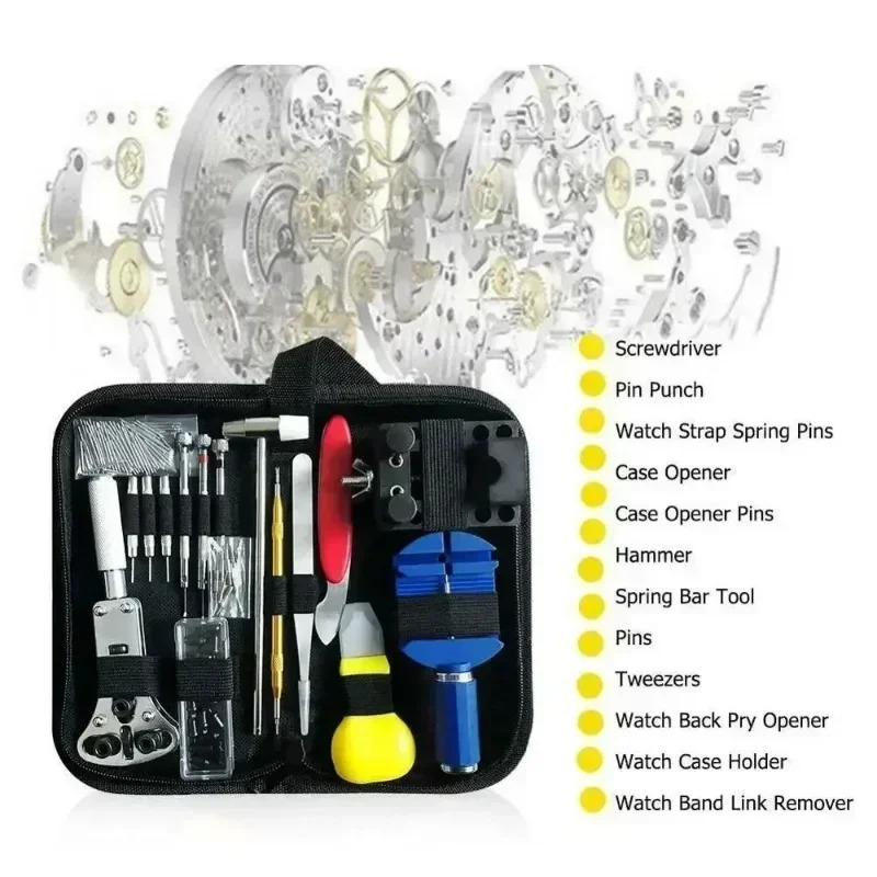 147Pcs Watchmaker Repair Tool  - Tool Kit Strap Change avis et prix