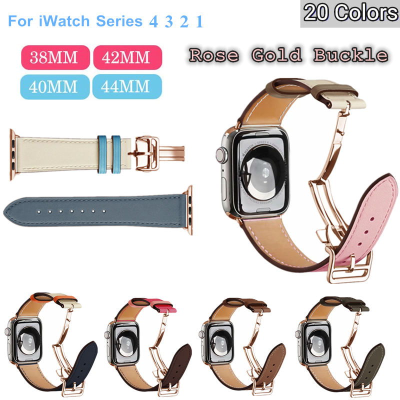 Rose Gold Buckle Strap For App - Smartwatch Accessories Shop avis et prix