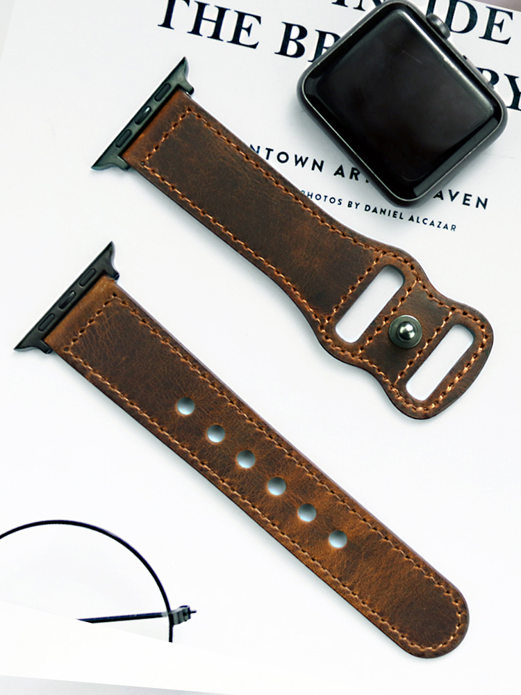 Genuine Leather Correa Strap f - Smartwatch Accessories Shop avis et prix