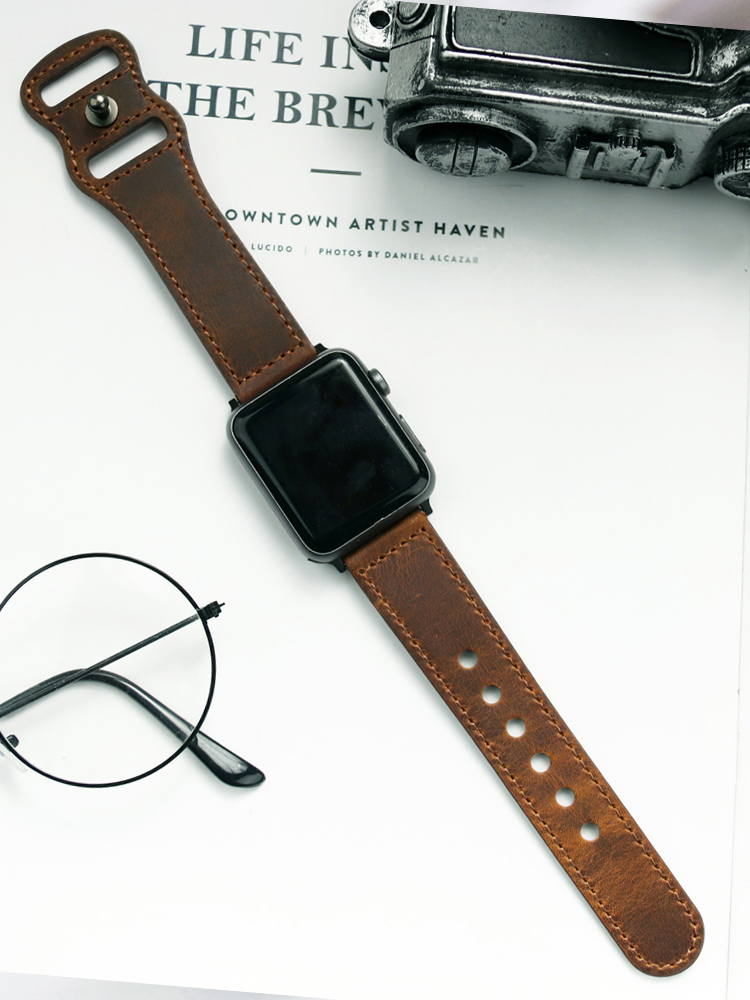 Genuine Leather Correa Strap f - Smartwatch Accessories Shop avis et prix